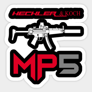 H and K MP5 Sticker